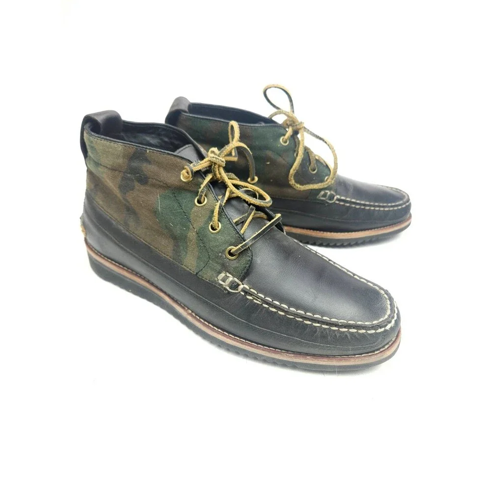 Cole Haan Men's Pinch Rugged Chukka - Camo Canvas/After Dark US Size 10.5 M